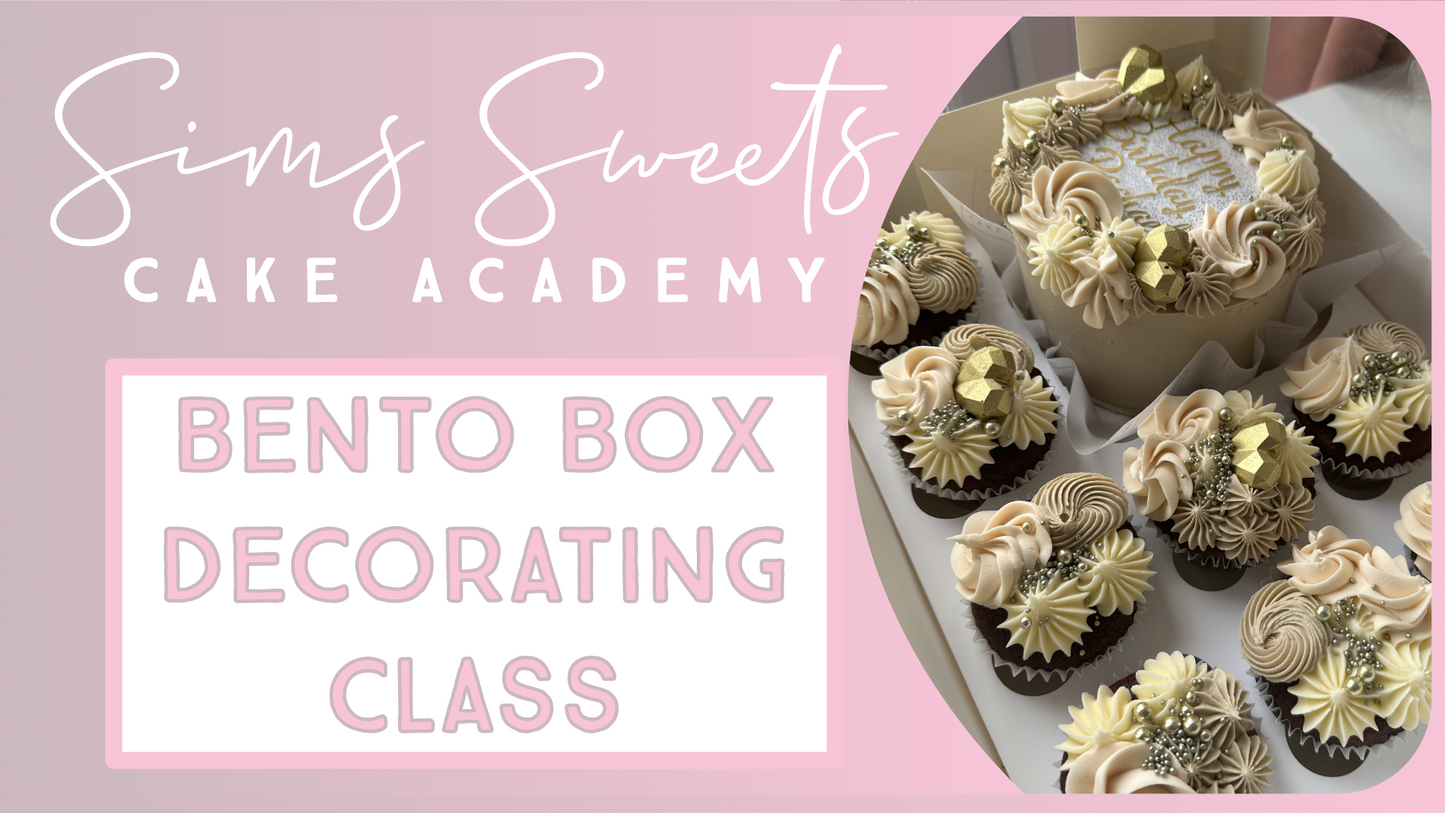 Bento Box Decorating Class with Sims Sweets