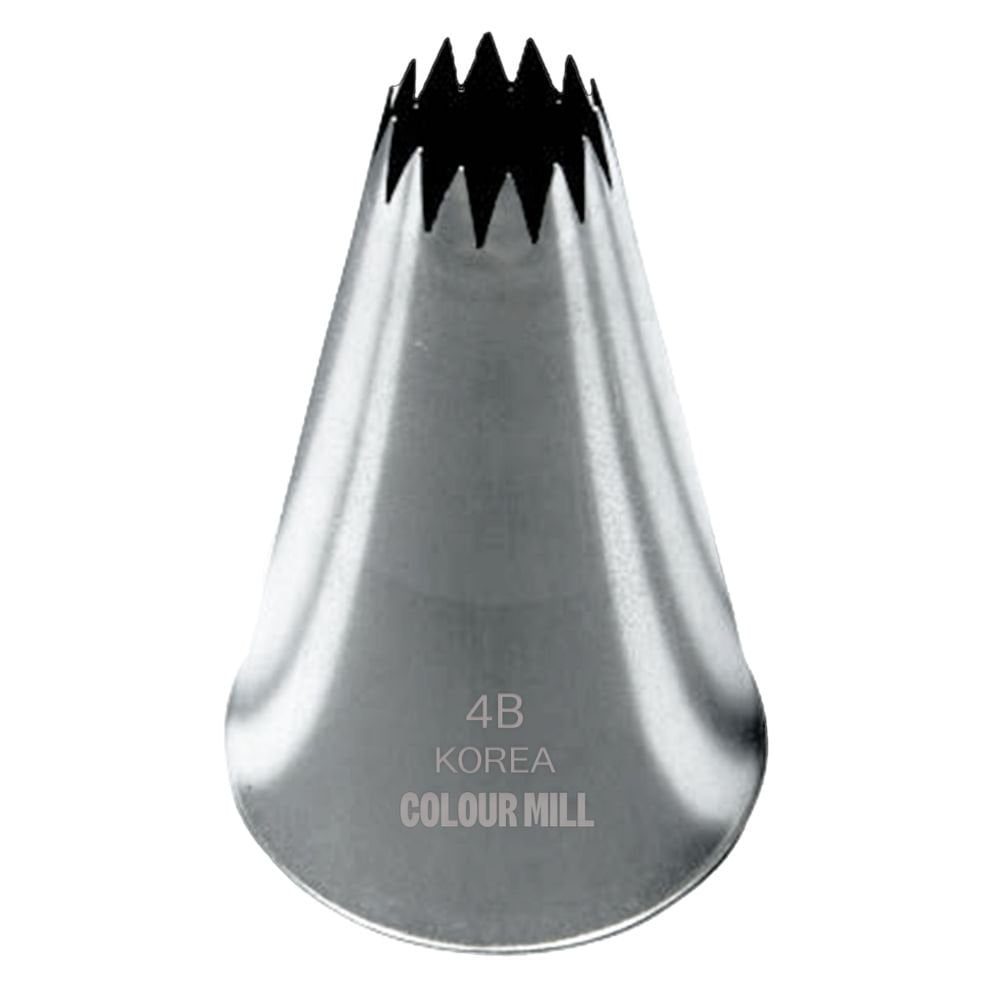 Decorating Tip - Open Star - Colour Mill - #4B