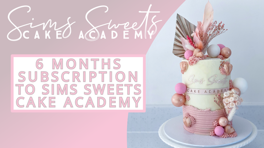 6 Months Subscription to Sims Sweets Cake Academy