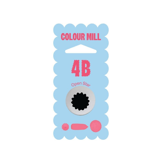 Decorating Tip - Open Star - Colour Mill - #4B