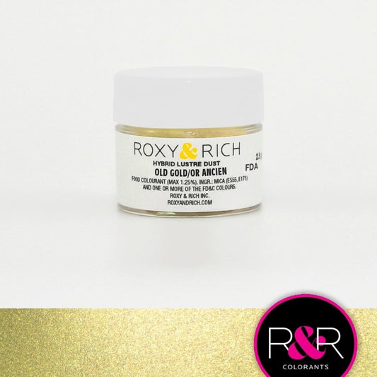 Edible Lustre Dust - ROXY & RICH - Old Gold Hybrid 2.5g