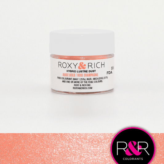 Edible Lustre Dust - ROXY & Rich - Rose Gold Hybrid 2.5g